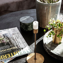Load image into Gallery viewer, Anit Candle Stand - Antique Brass