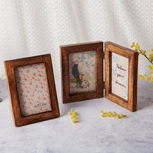 Load image into Gallery viewer, Dark Wood Photo Frame