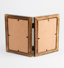Load image into Gallery viewer, Double Dark Wood Photo Frame