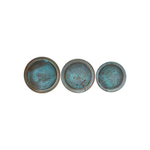 Load image into Gallery viewer, Set of 3 Green Decorative Trays