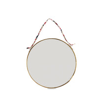 Load image into Gallery viewer, Circle Hanging Mirror - Antique Brass