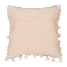 Load image into Gallery viewer, White Tassel Cushion