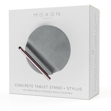 Load image into Gallery viewer, Concrete Tablet Stand &amp; Stylus
