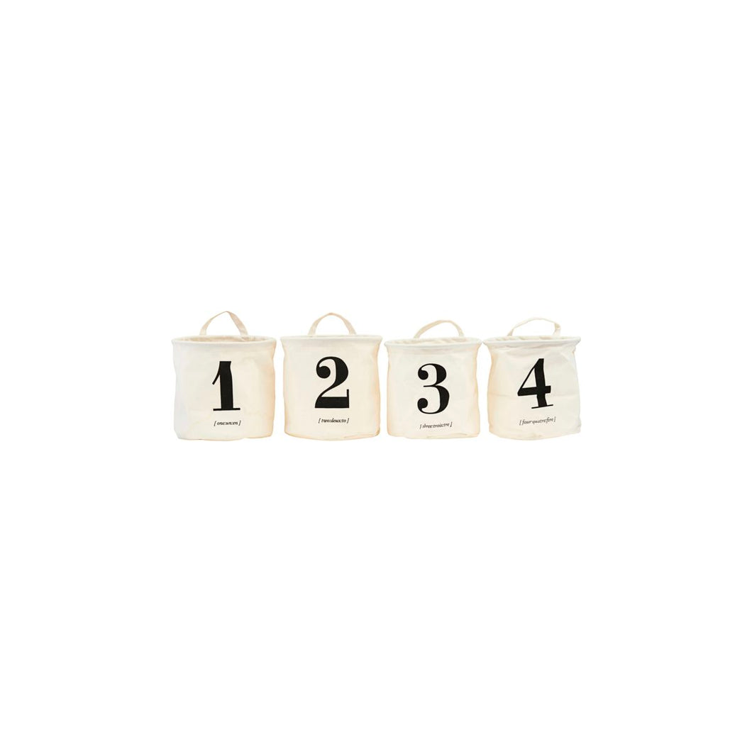 Storage, 1-2-3-4, Black/Off-white