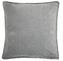 Load image into Gallery viewer, Grey Smoke Velvet Cushion Cover
