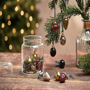 Multi Colour Bauble Jar - Set of 16