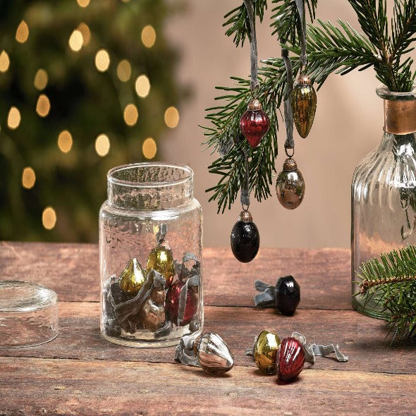 Multi Colour Bauble Jar - Set of 16