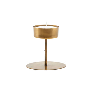 Anit Candle Holder - Antique Brass