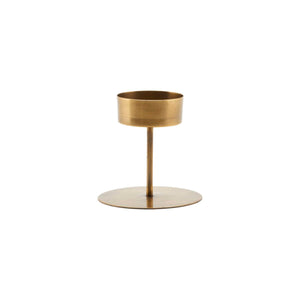 Anit Candle Holder - Antique Brass