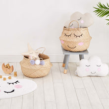 Load image into Gallery viewer, Grey Pom Pom Basket
