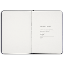 Load image into Gallery viewer, Bucket List Travel Diary - Teal Green
