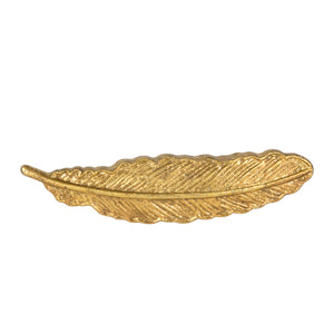 Golden Feather Vintage Drawer Handle
