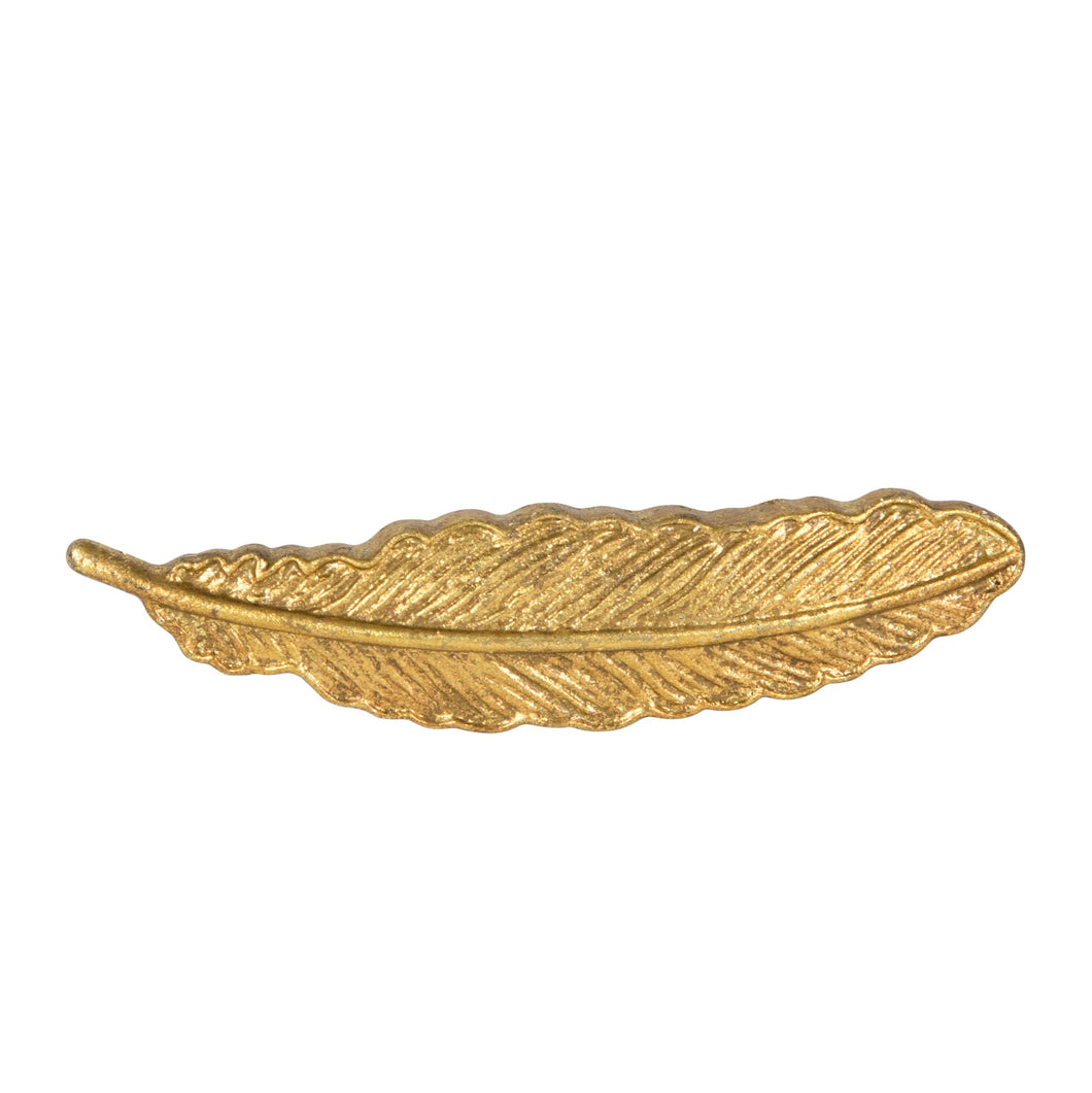 Golden Feather Vintage Drawer Handle