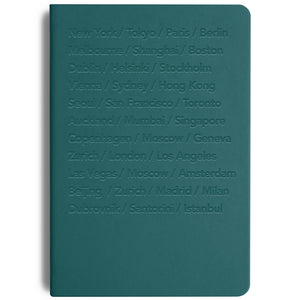 Bucket List Travel Diary - Teal Green