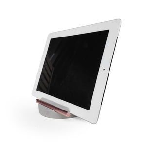Concrete Tablet Stand & Stylus