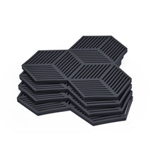 Load image into Gallery viewer, Black Sico Geometric Trivets
