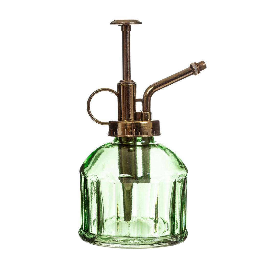 Green Botanical Glass Plant Mister