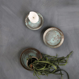 Set of 3 Green Decorative Trays