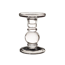 Load image into Gallery viewer, Estelle Glass Candle Holder - Grey
