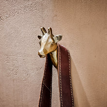 Load image into Gallery viewer, Giraffe Hook - Brass
