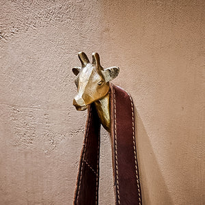 Giraffe Hook - Brass