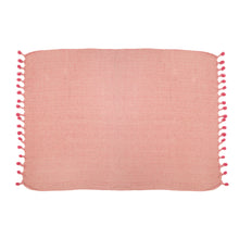 Load image into Gallery viewer, Pink Herringbone Blanket Throw
