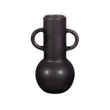 Load image into Gallery viewer, Large Amphora Vase Black

