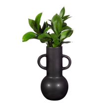 Load image into Gallery viewer, Large Amphora Vase Black
