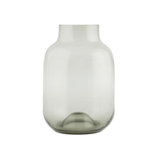 Load image into Gallery viewer, Large Shaped Clear Glass Smoke Vase
