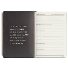 Load image into Gallery viewer, Goals Journal &amp; Planner - Black
