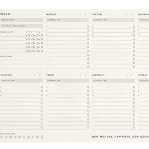 Weekly Desk Pad