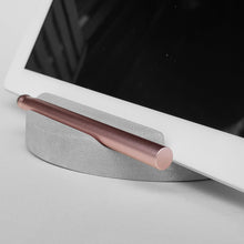 Load image into Gallery viewer, Concrete Tablet Stand &amp; Stylus
