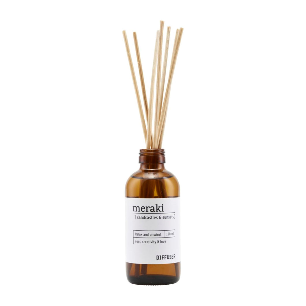 Sandcastle and Sunsets Glass Reed Diffuser