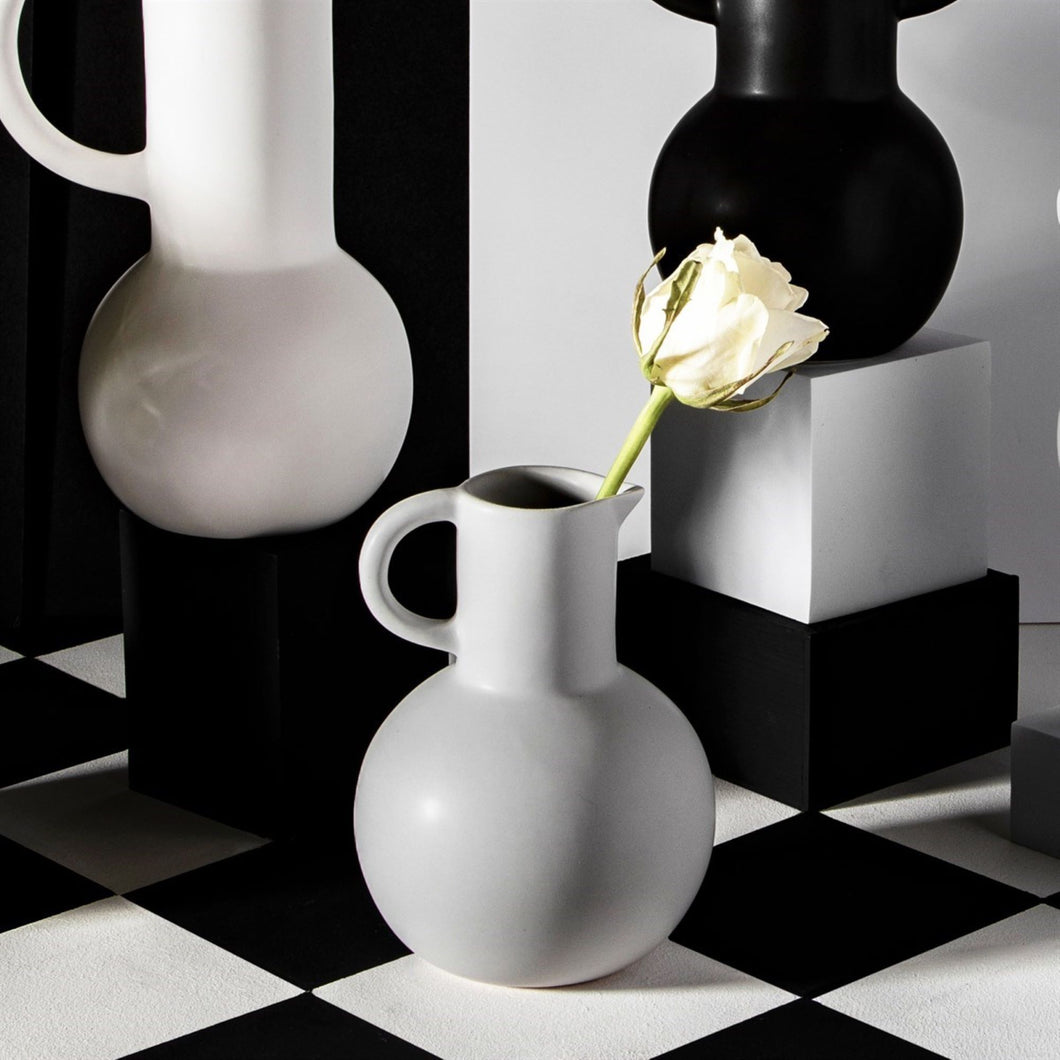 Small Amphora Jug Vase Grey