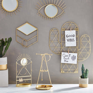 Gold Dip Cement Planter - Small