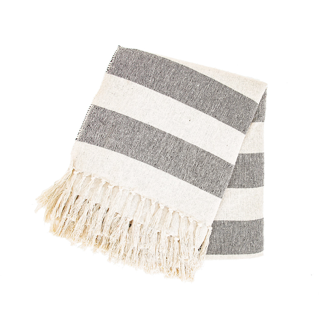Scandi Boho Throw - Stripes