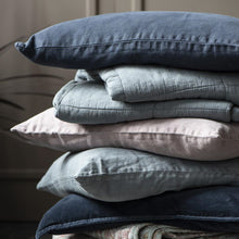 Load image into Gallery viewer, Midnight Blue Velvet Cushion Cover
