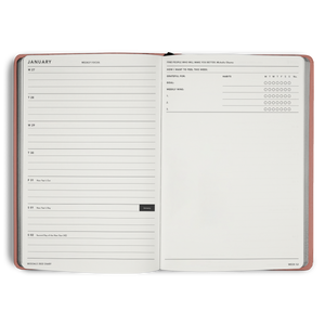 2022 A5 Weekly Diary - Clay