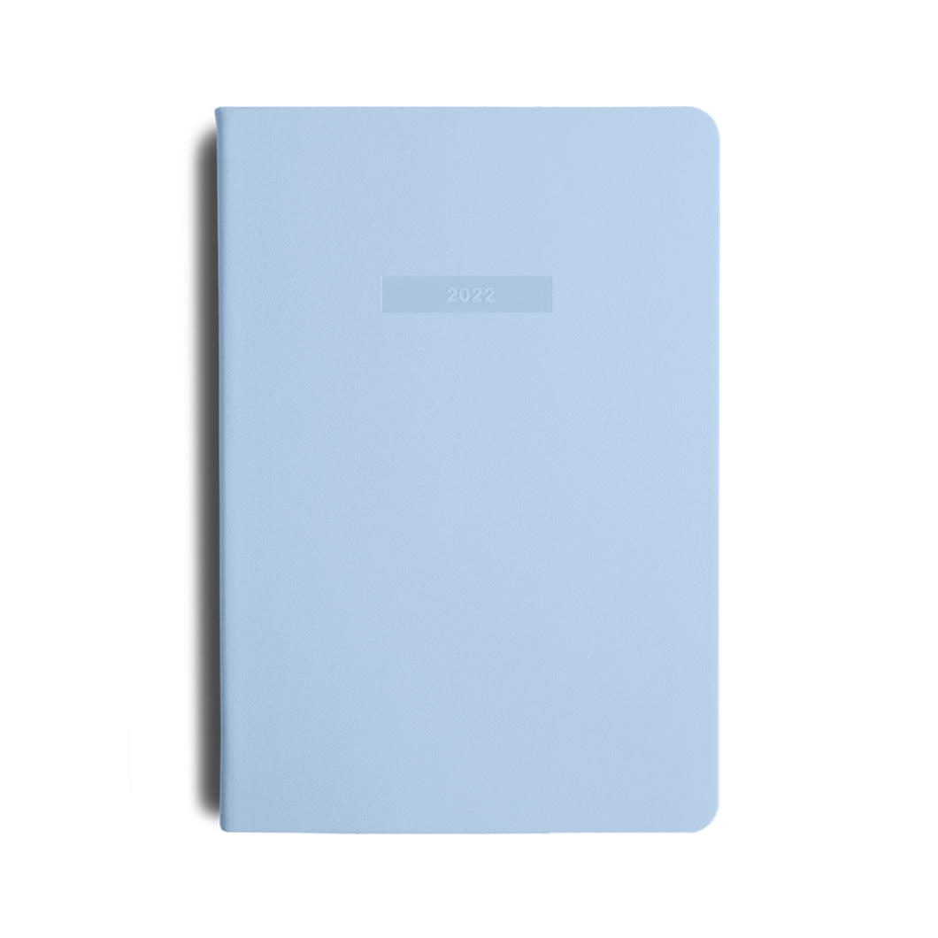 2022 A5 Weekly Diary - Sky Blue
