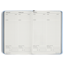 Load image into Gallery viewer, 2022 A5 Weekly Diary - Sky Blue
