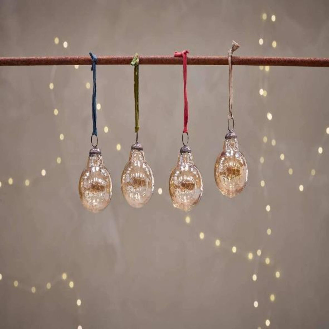 Gold Bauble - Set of 4