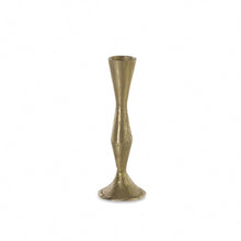 Load image into Gallery viewer, Jahi Brass Tall Candlestick - Brushed Gold
