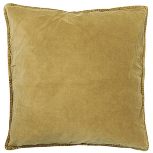 Mustard Yellow Velvet Cushion Cover