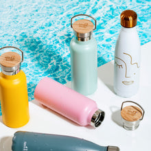 Load image into Gallery viewer, Hot Pink Stainless Steel Water Bottle
