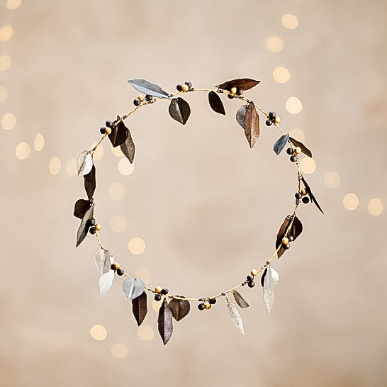 Brass Tula Christmas Wreath